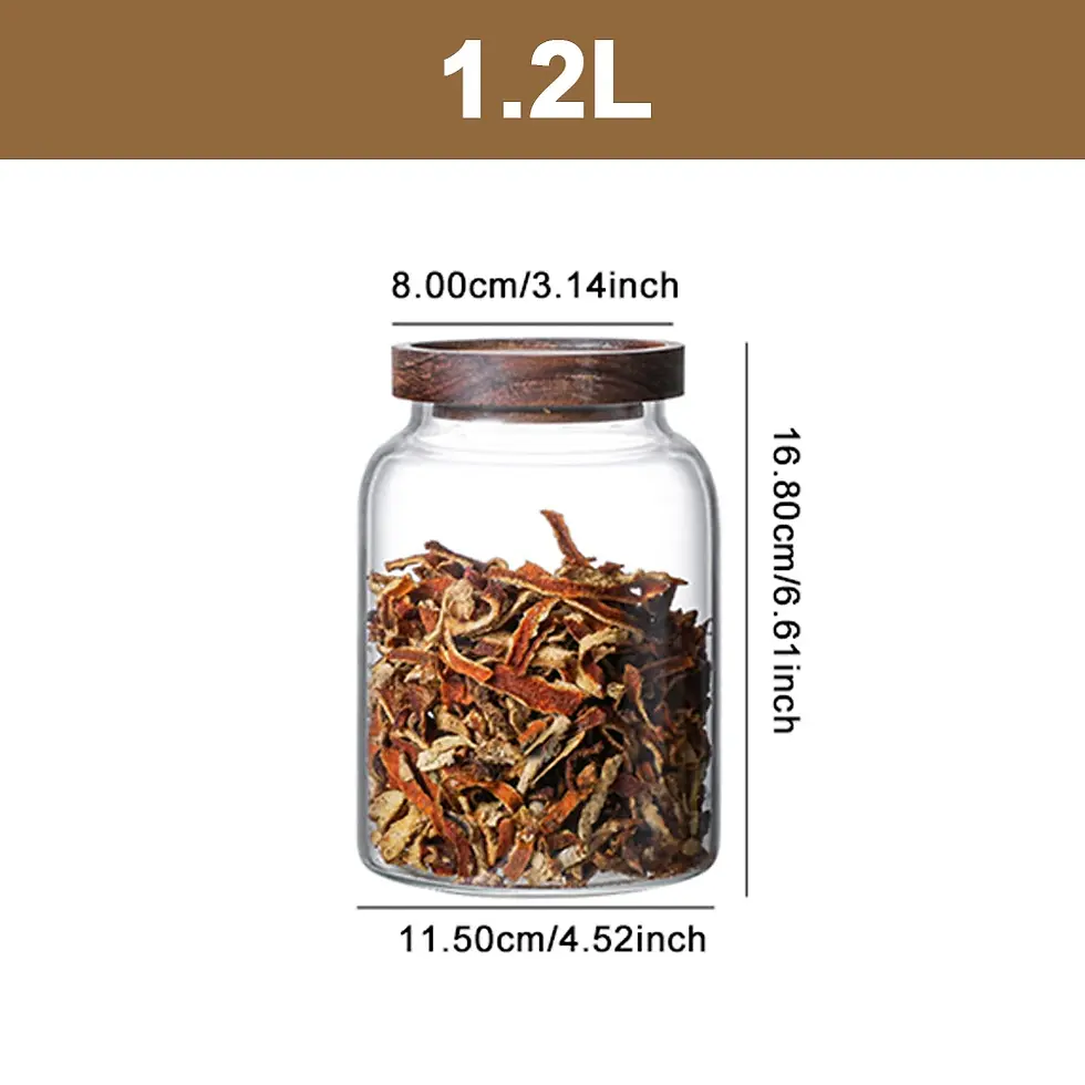 Thumbnail: Glass jars with bamboo lids