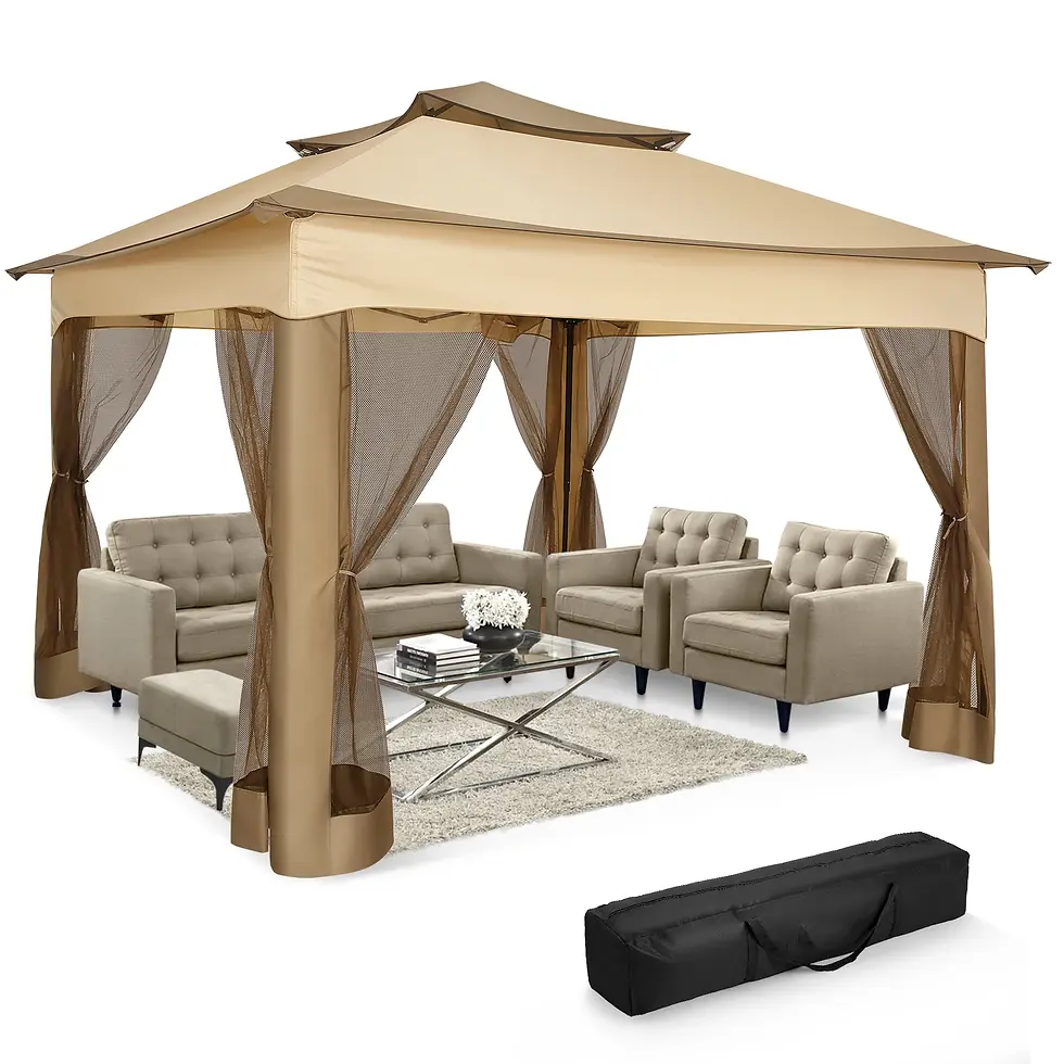 Thumbnail: Pop up gazebo with mosquito net