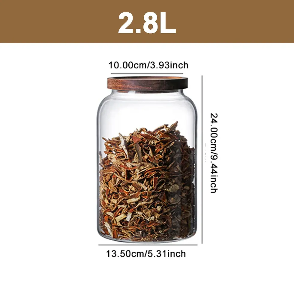 Thumbnail: Glass jars with bamboo lids