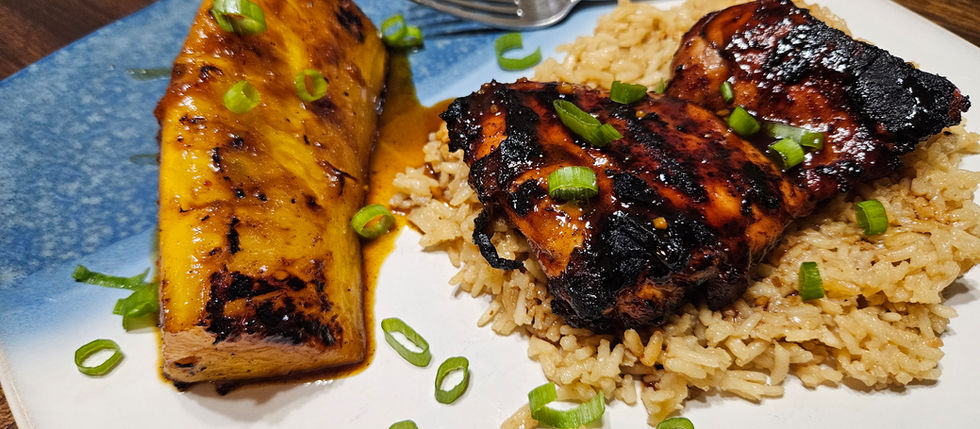 Grilled Huli Huli Hatch Chicken
