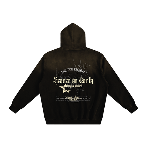 パーカーHEAVEN and Earth Heaven on Earth Hoodie - Vintage Navy | Heaven on Earth | ELVTD