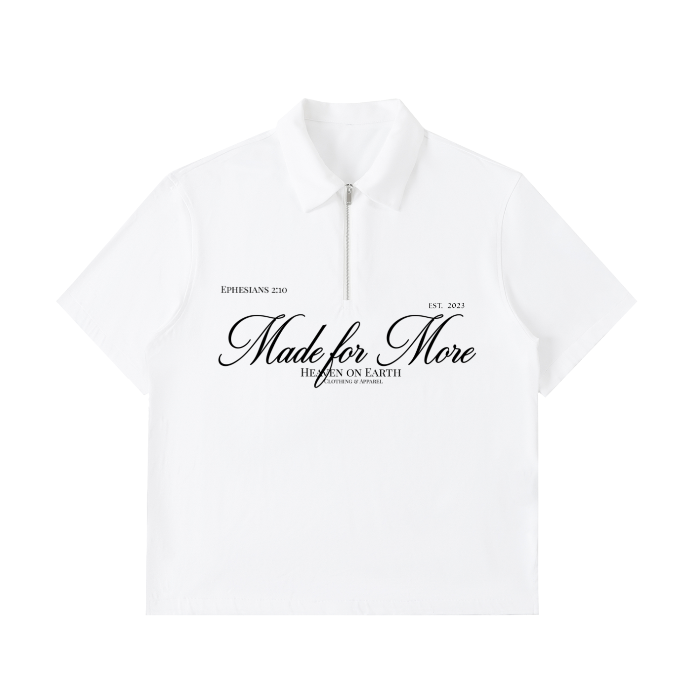 Half-Zip Polo Shirt
