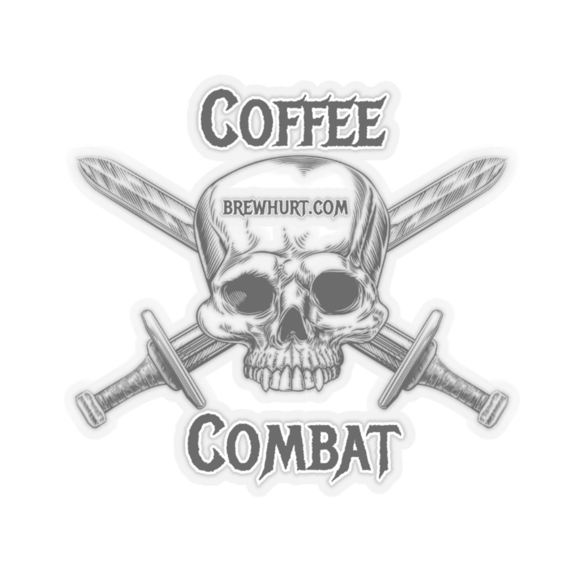 Coffee & Combat Kiss-Cut Stickers
