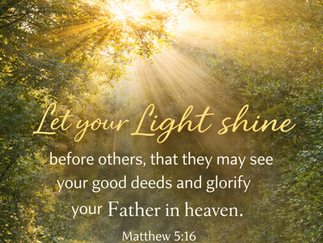 Let your light shine bible verse