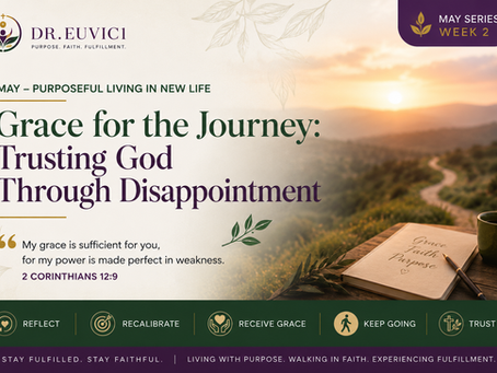 A book with coffee cup and bible verse- "My Grace is sufficient"- showing God's Grace for the journey.