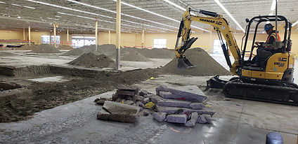 Interior Concrete Demolition Excavation