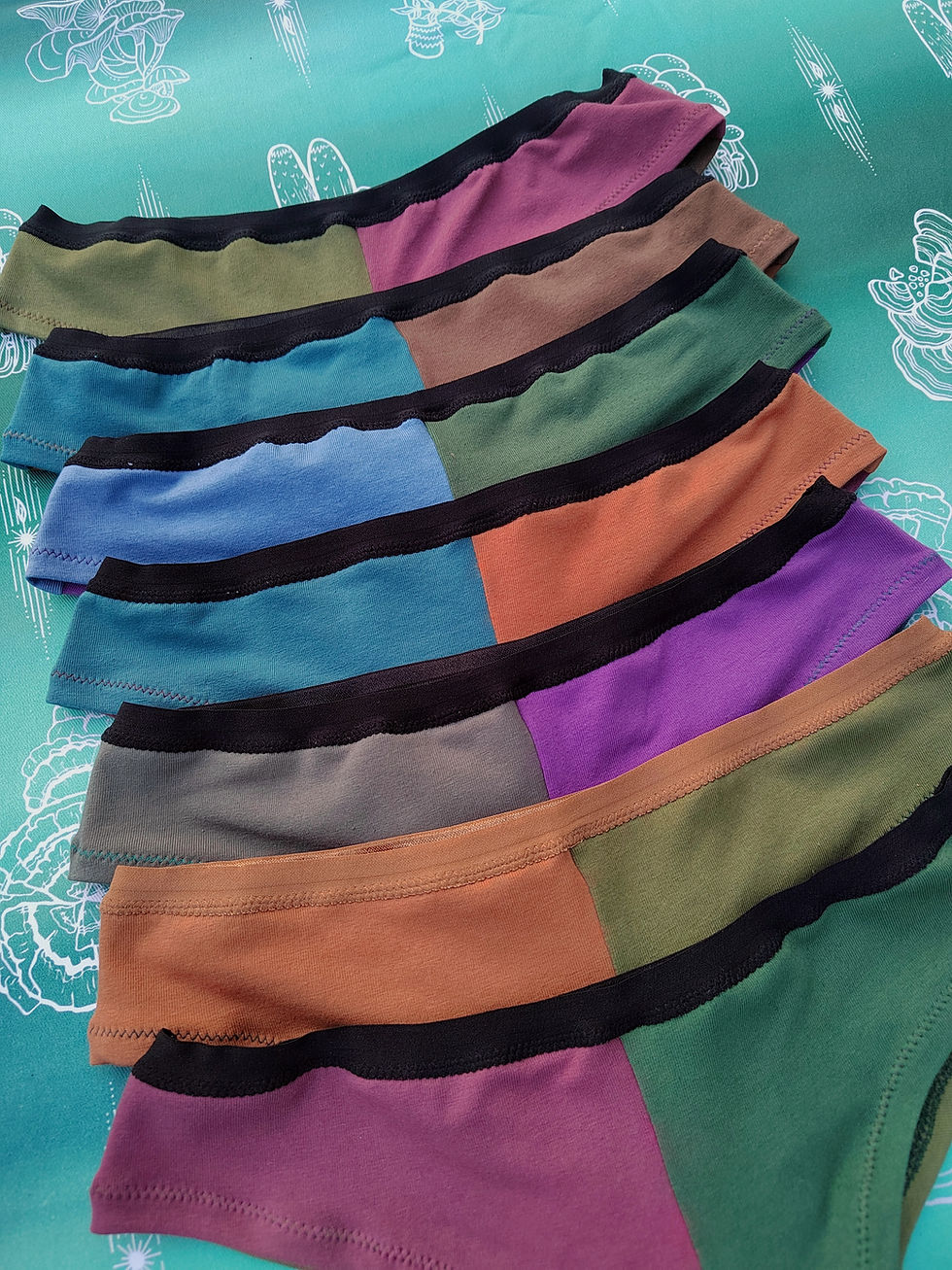 Thumbnail: patchwork eat me pants