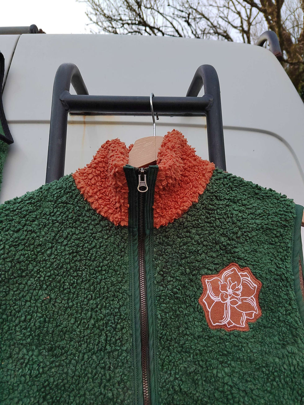 Thumbnail: build-your-own colourblock zip up sherpa gilet S-XXL