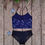 Thumbnail: navy zodiac hemp & lace underwear set