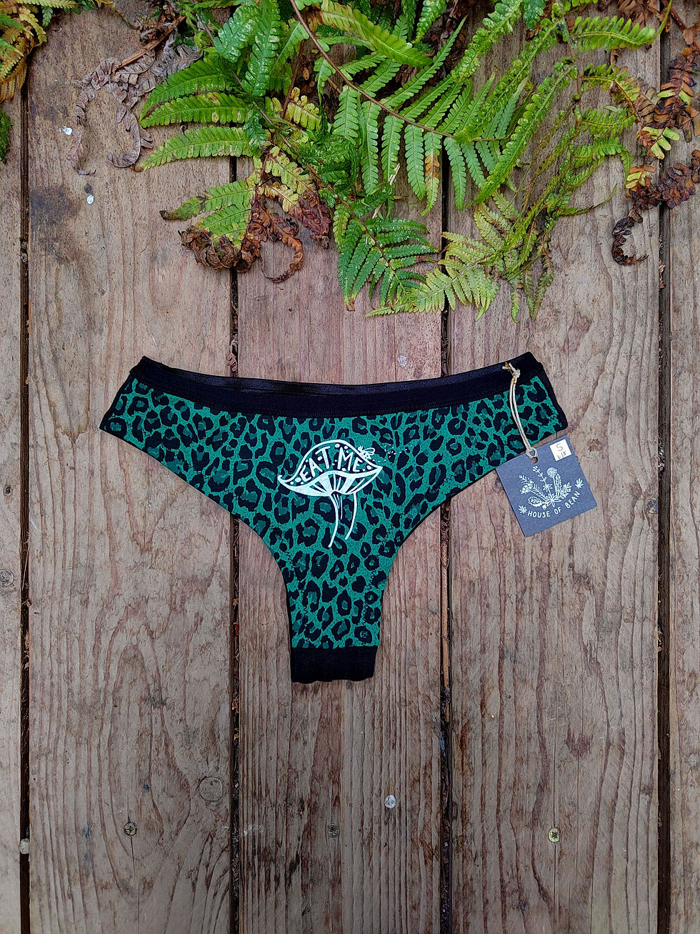 Thumbnail: leopard print eat me pants