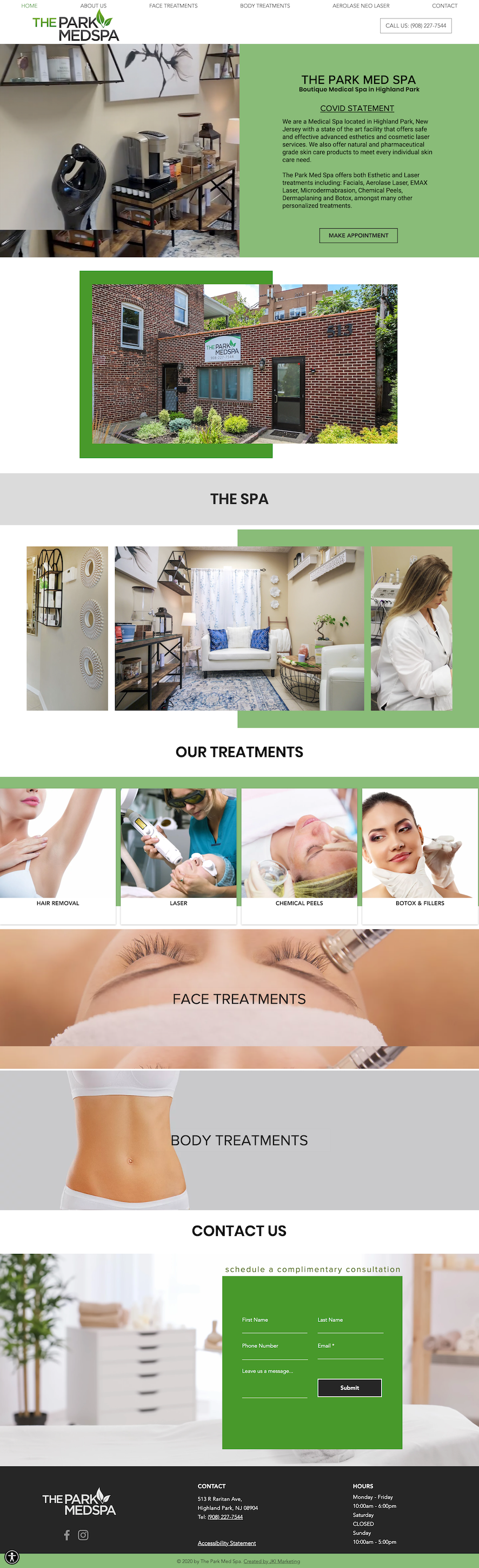 Website Design For Medical SPA