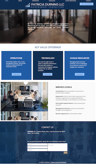Website Design For Management Consulting Company
