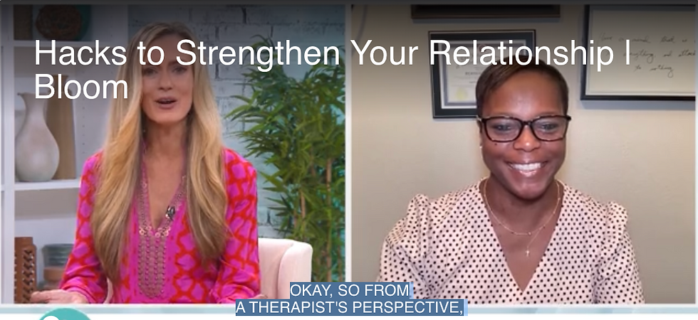 Robin Hamilton, LCMFT, founder of Dreams Re-Imagined Mental Health Therapy & Consulting Services, on Bloom Tampa Bay.