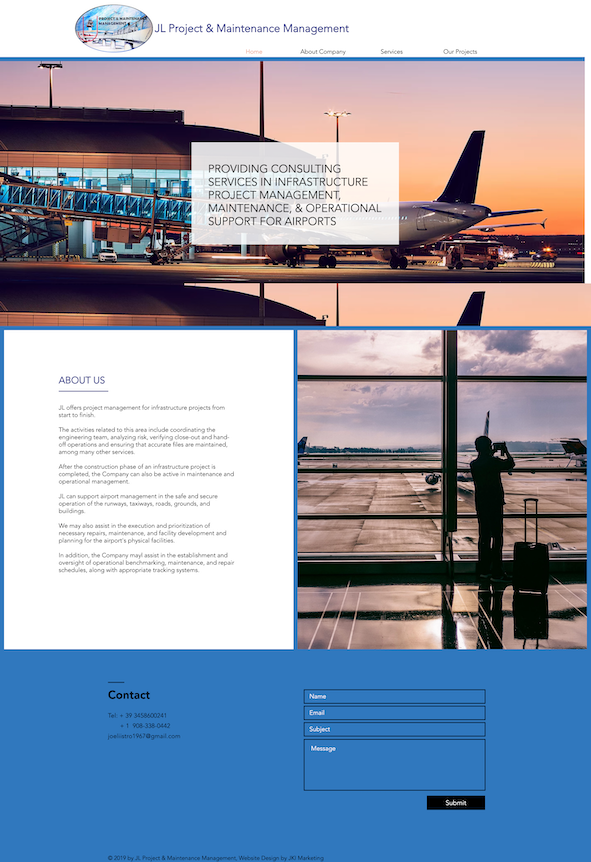 Website Design For A Consulting Company