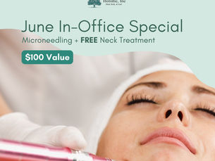 June In-Office Special | Microneedling + FREE Neck Treatment ($100 Value) ✨