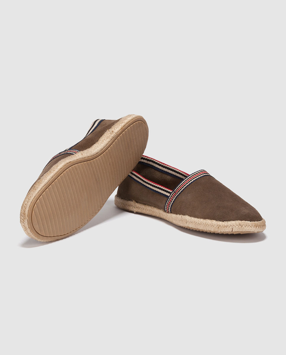 Miniatura: Alpargata serraje color topo