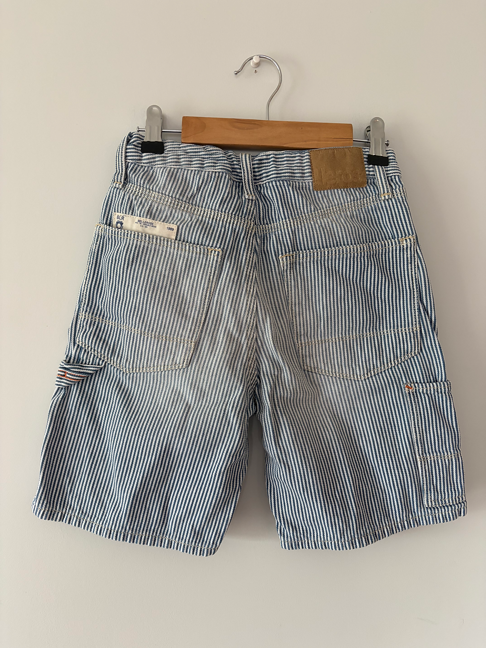 Thumbnail: gestreepte jeans short bellerose 140