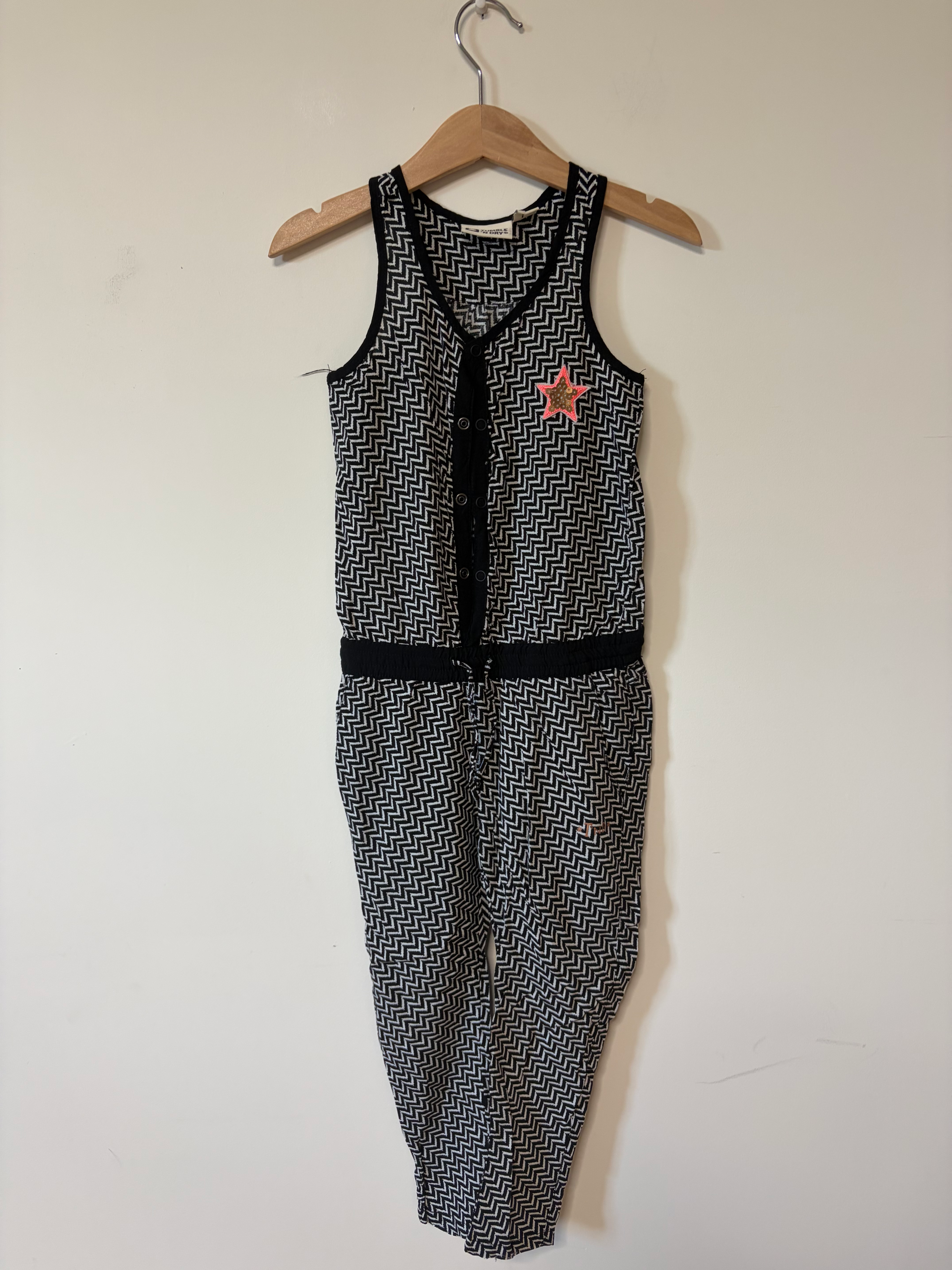 zwarte jumpsuit print tumble n' dry 104