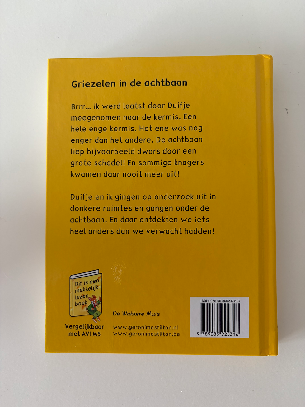 Thumbnail: boeken: Griezelen in de achtbaan, geronimo stilton