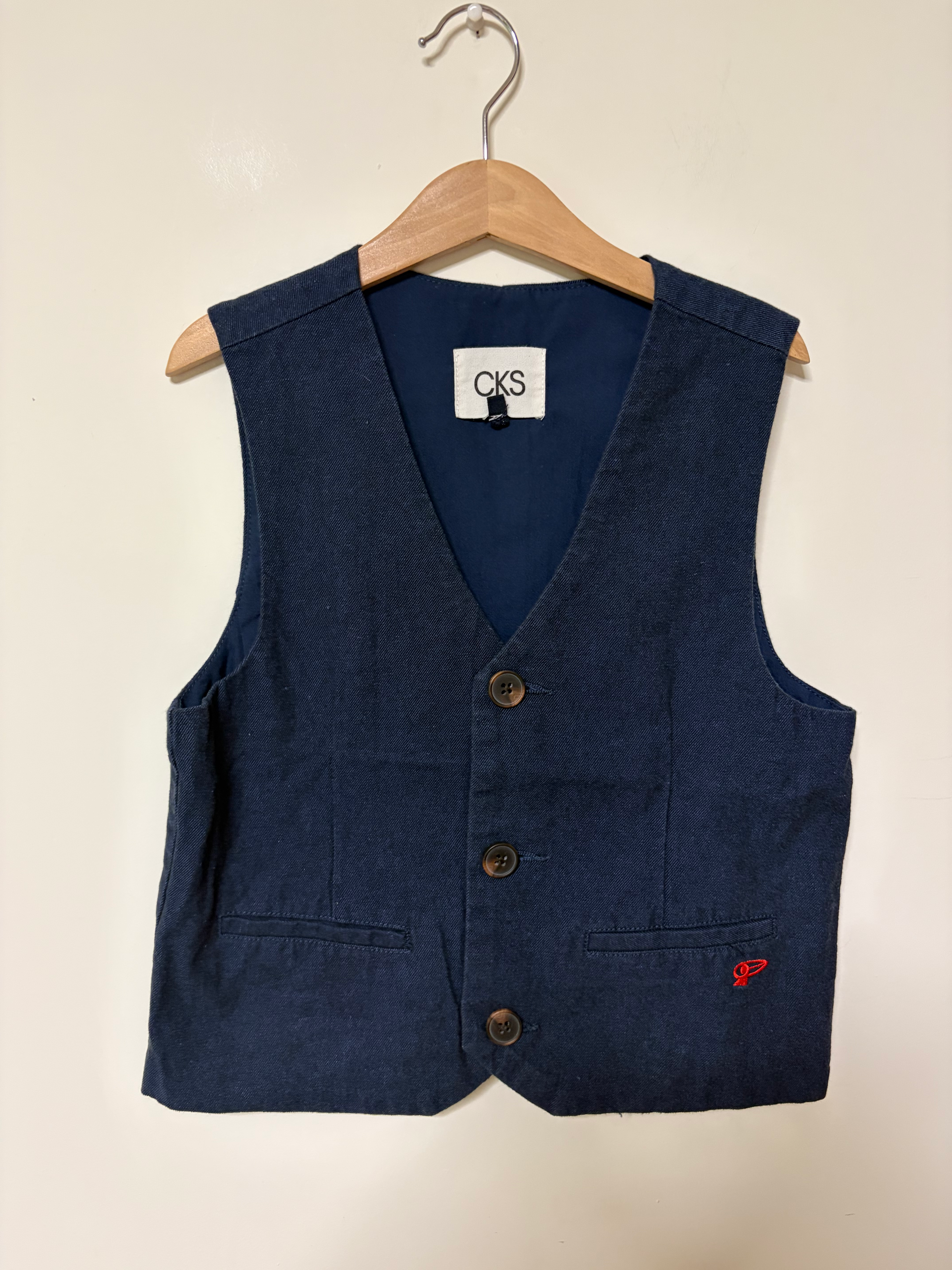 blauwe gilet CKS 140