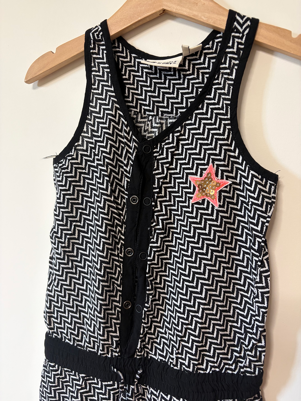Thumbnail: zwarte jumpsuit print tumble n' dry 104