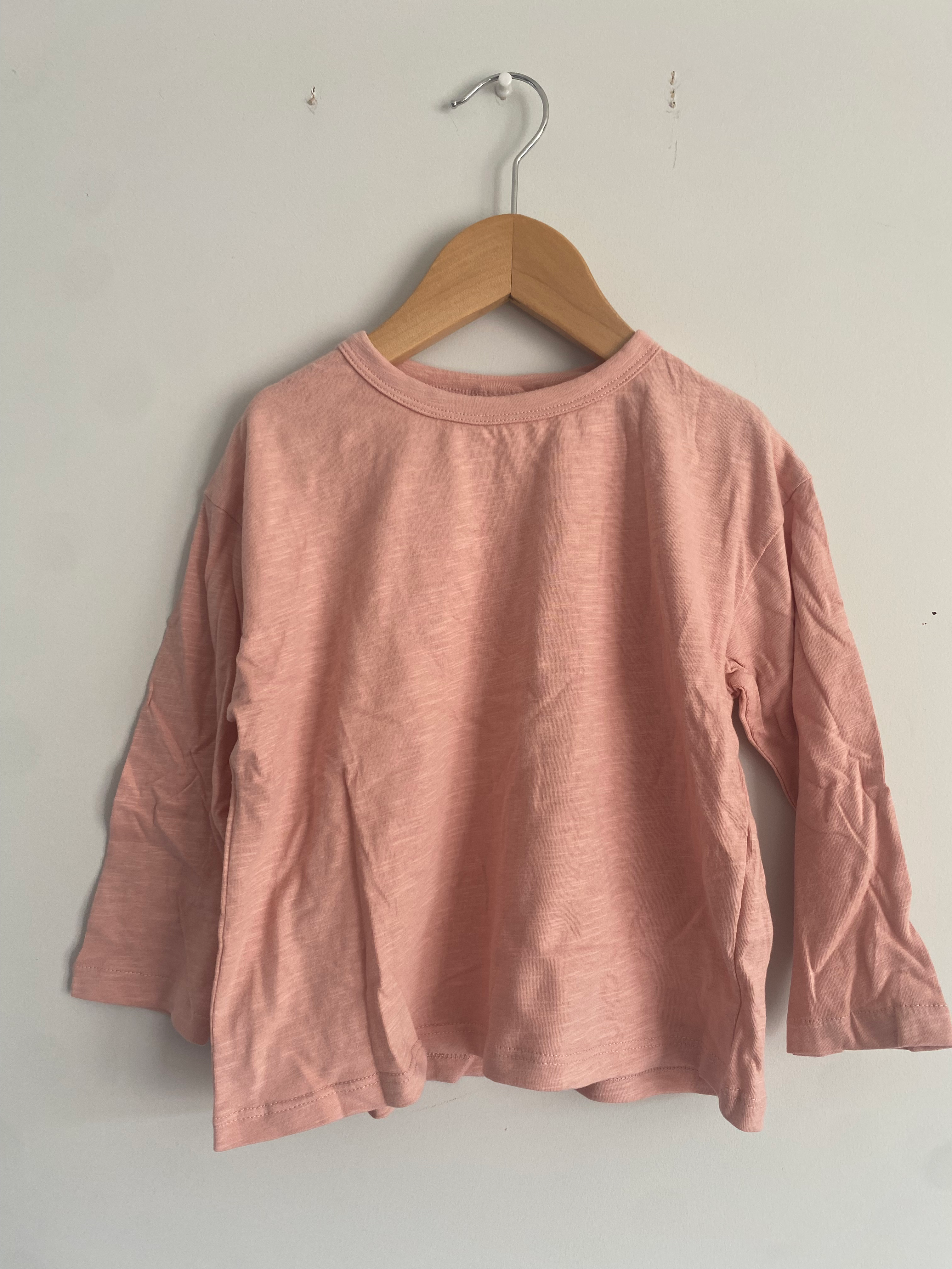 roze losse longsleeve zara 104