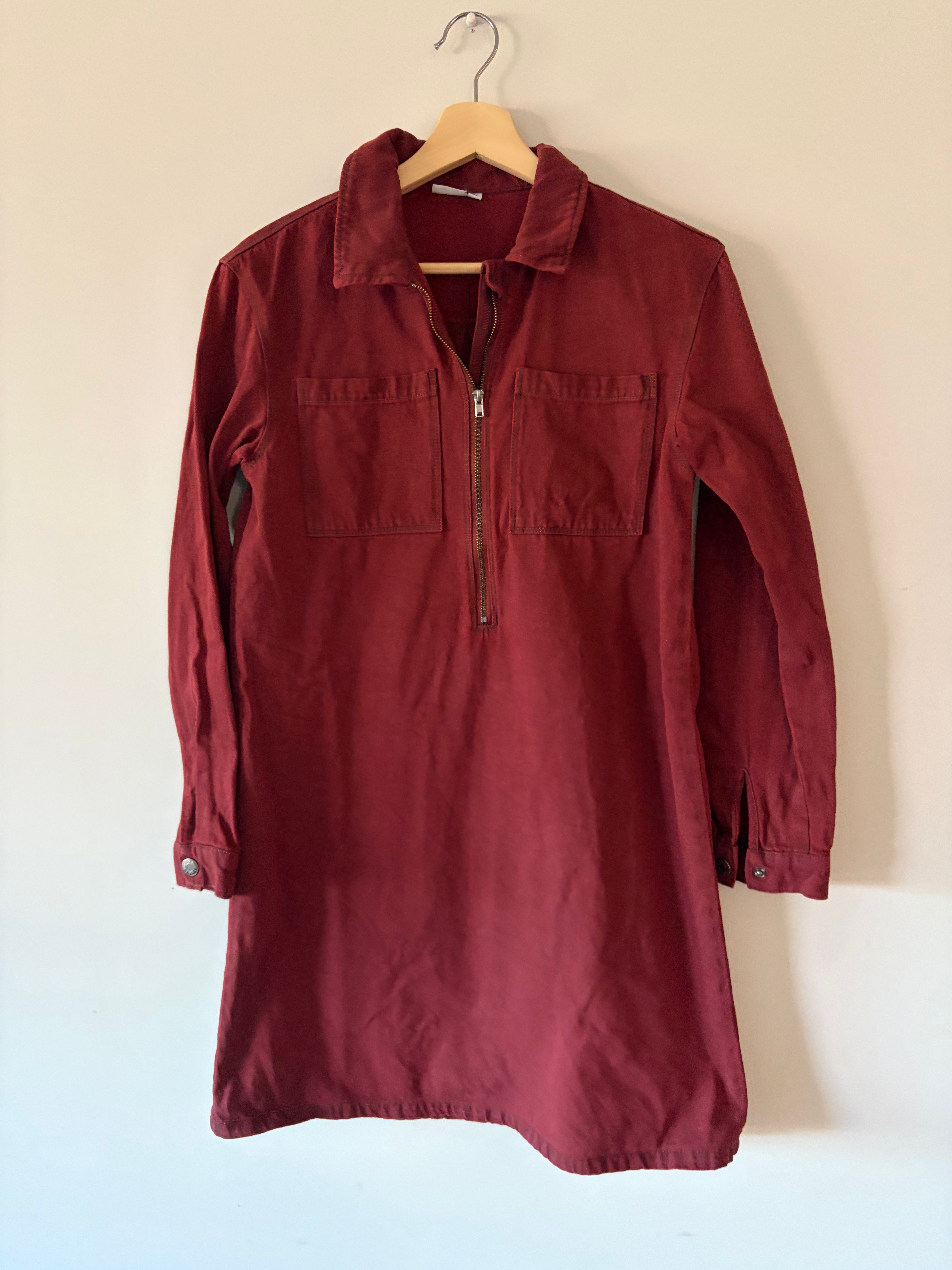 bordeaux jeans kleedje name it 164