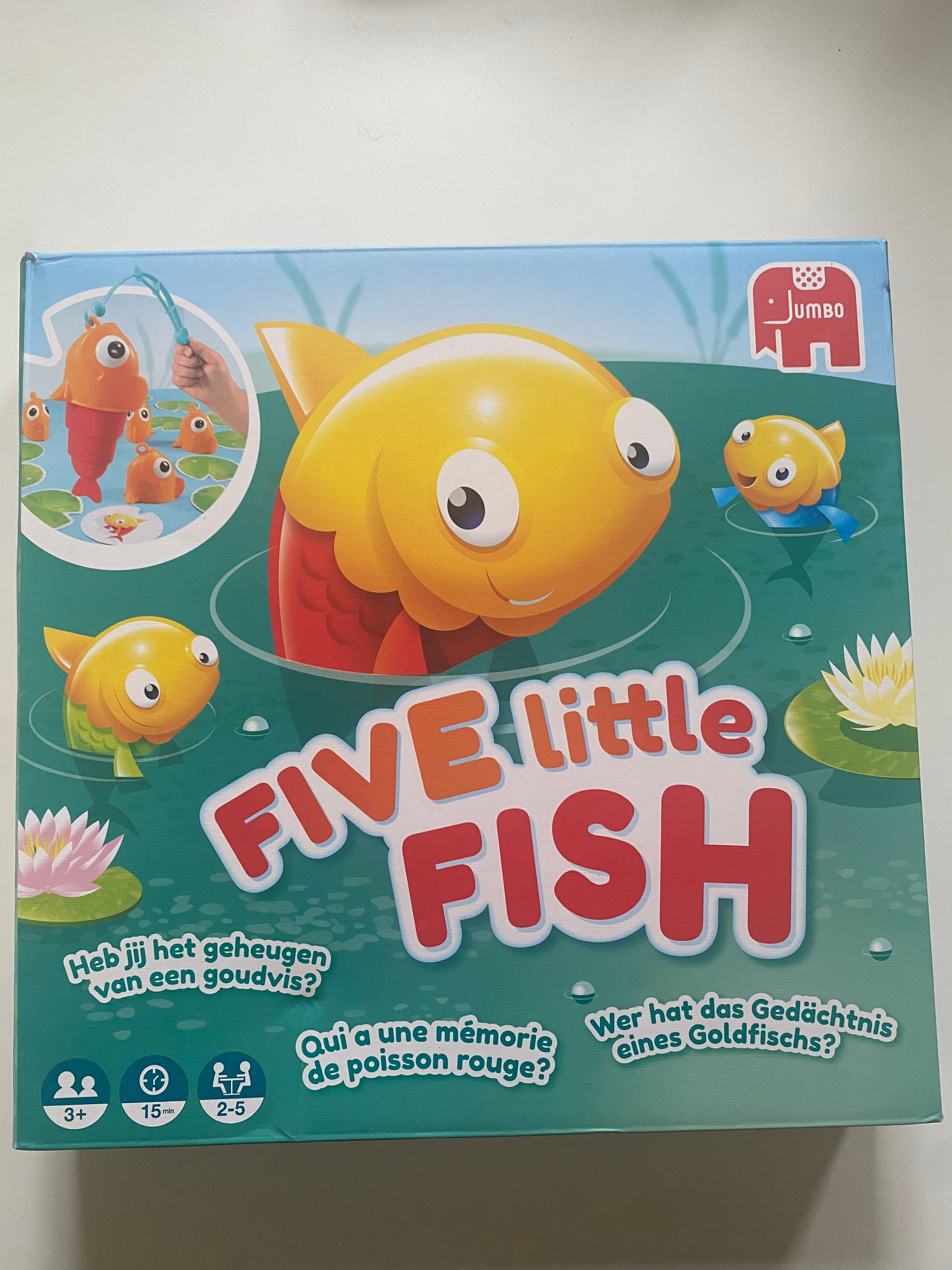 speelgoed: Five little fish jumbo