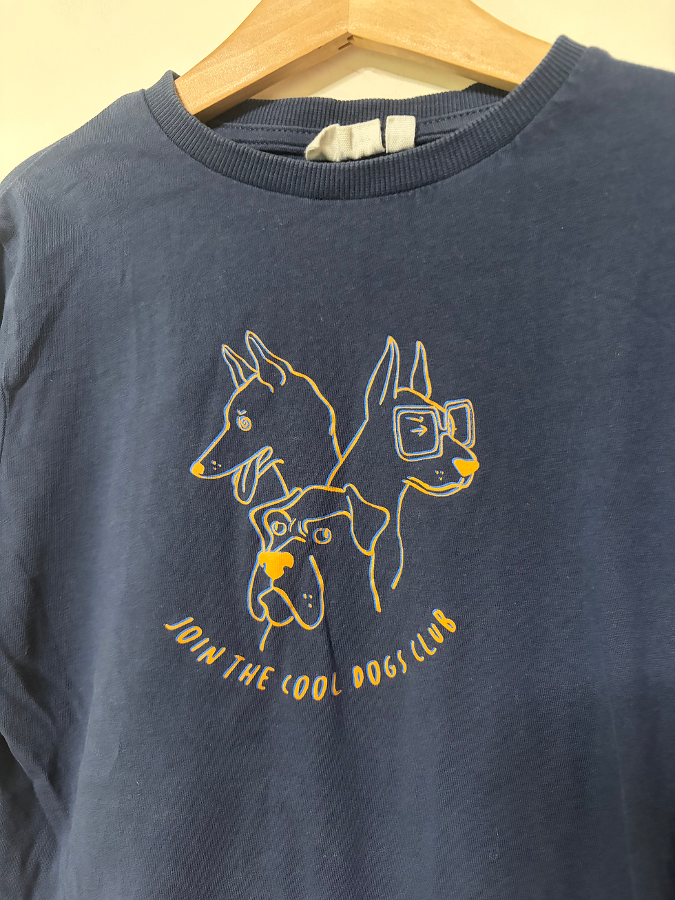 Thumbnail: blauwe longsleeve print mini rebels 134