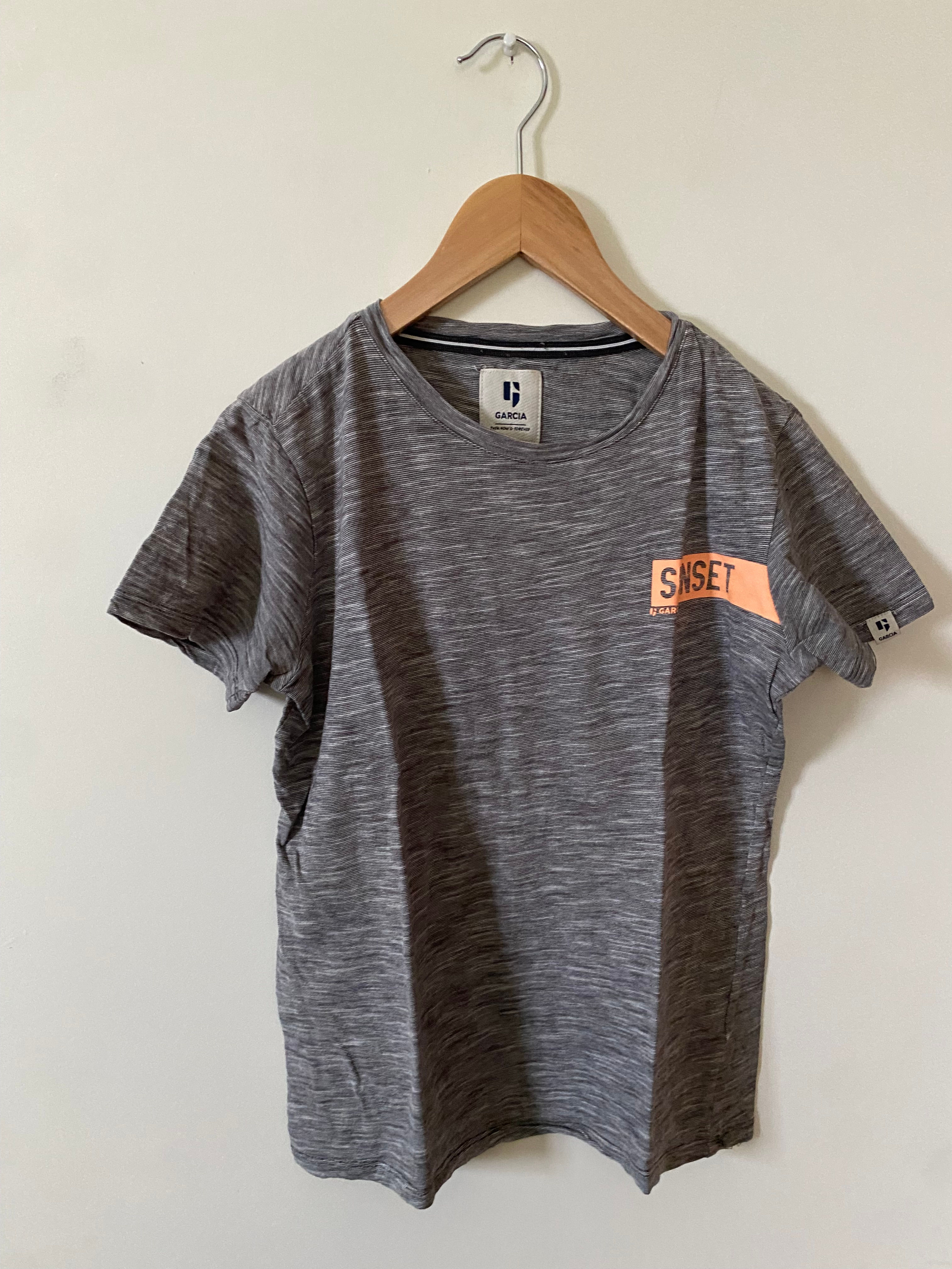 grijze t-shirt garcia 152/158