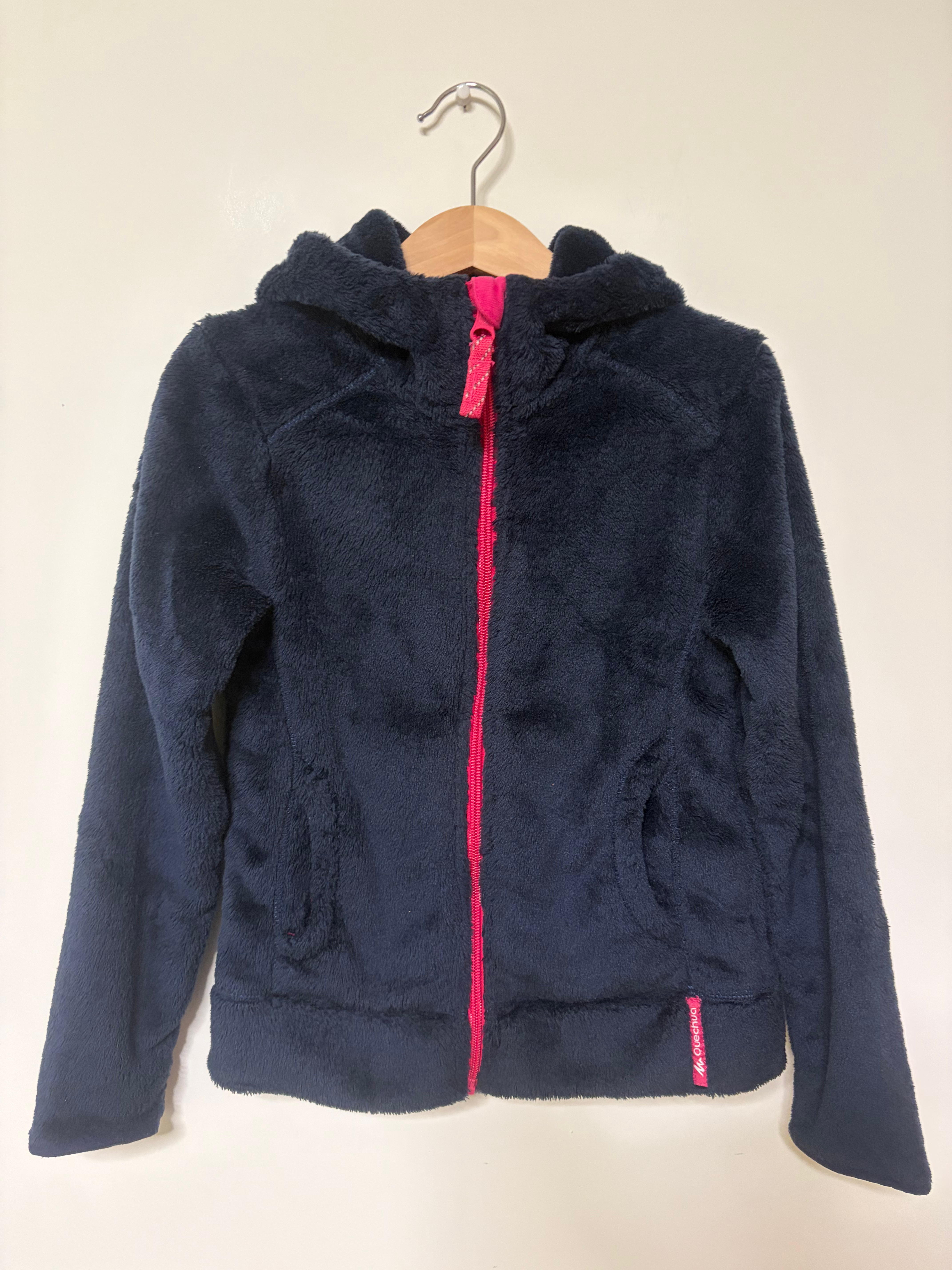blauwe fleece vest decathlon 122/128
