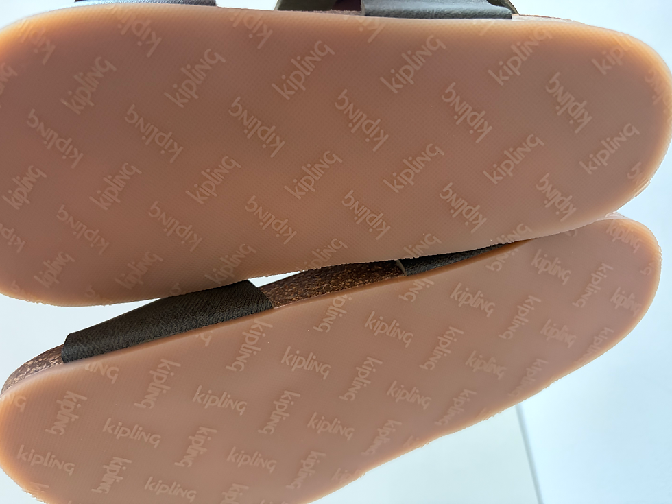 Thumbnail: schoenen: kaki groene sandalen nieuw kipling 34