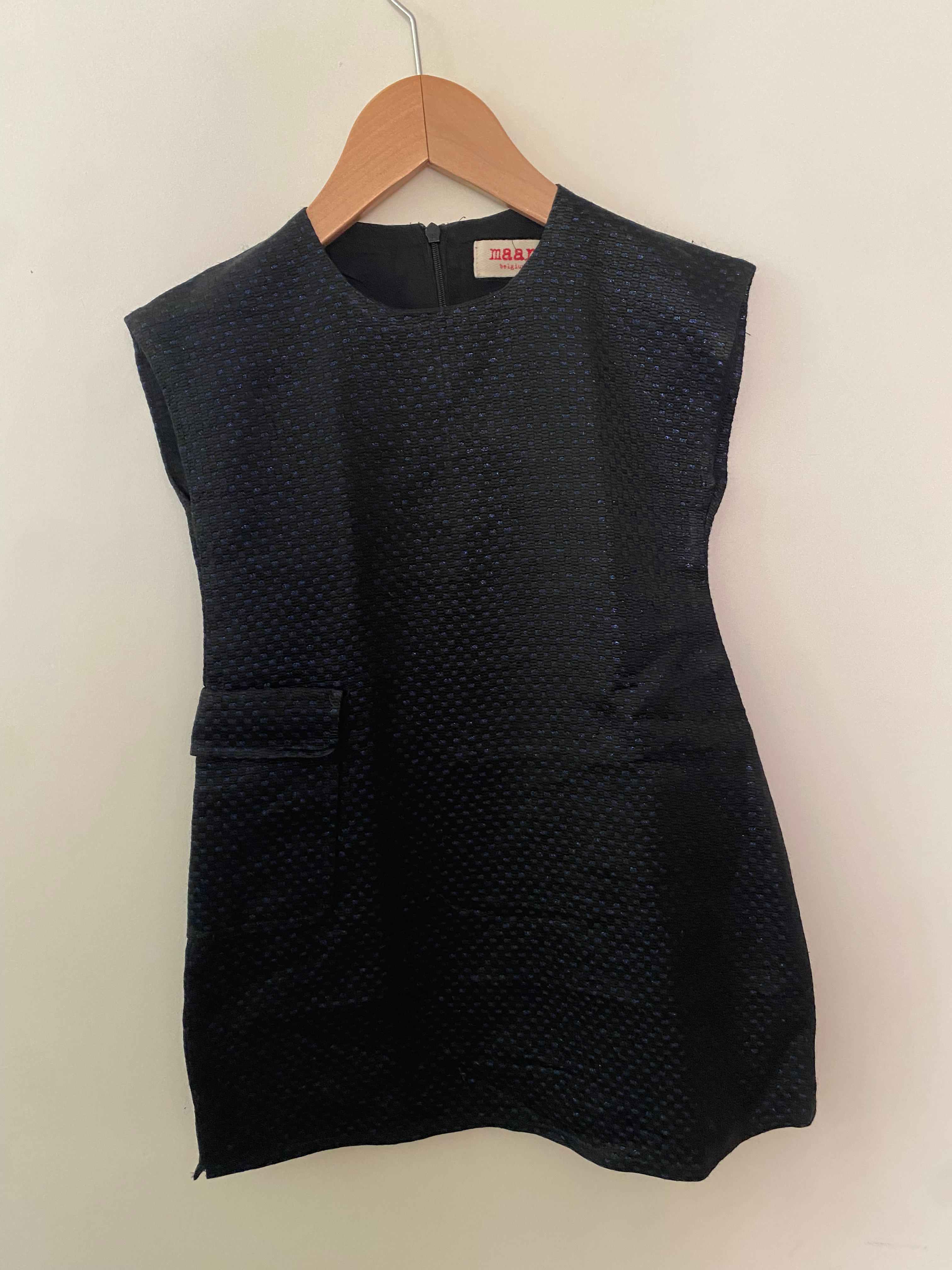 zwart blauw glitter kleed maan 116