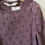 Thumbnail: paarse longsleeve bloemen print nieuw h&m 110/116