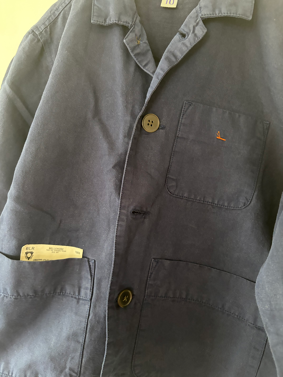 Thumbnail: donker blauw zomer jasje bellerose 140