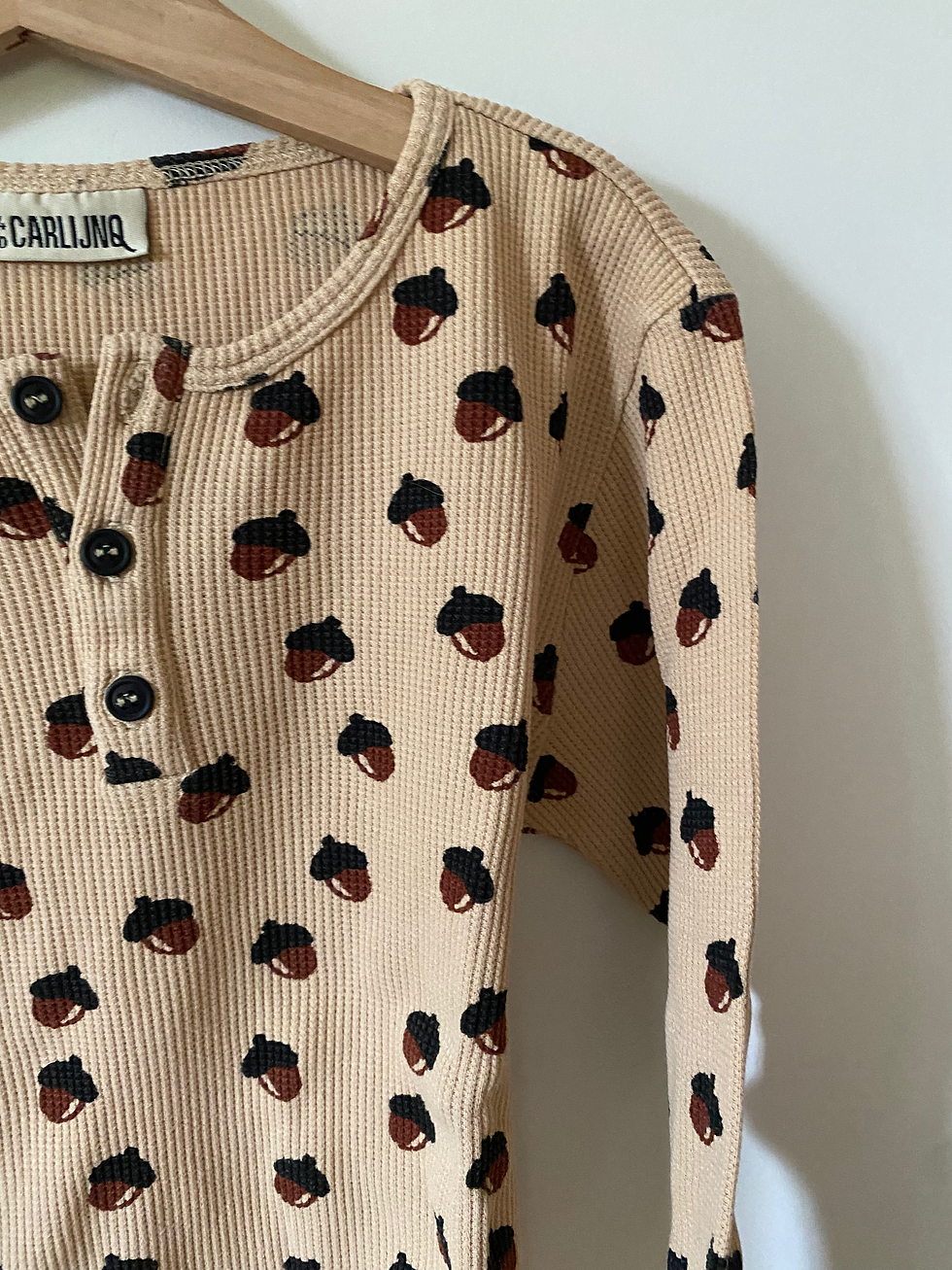 Thumbnail: beige longsleeve print carlijn q 134/140