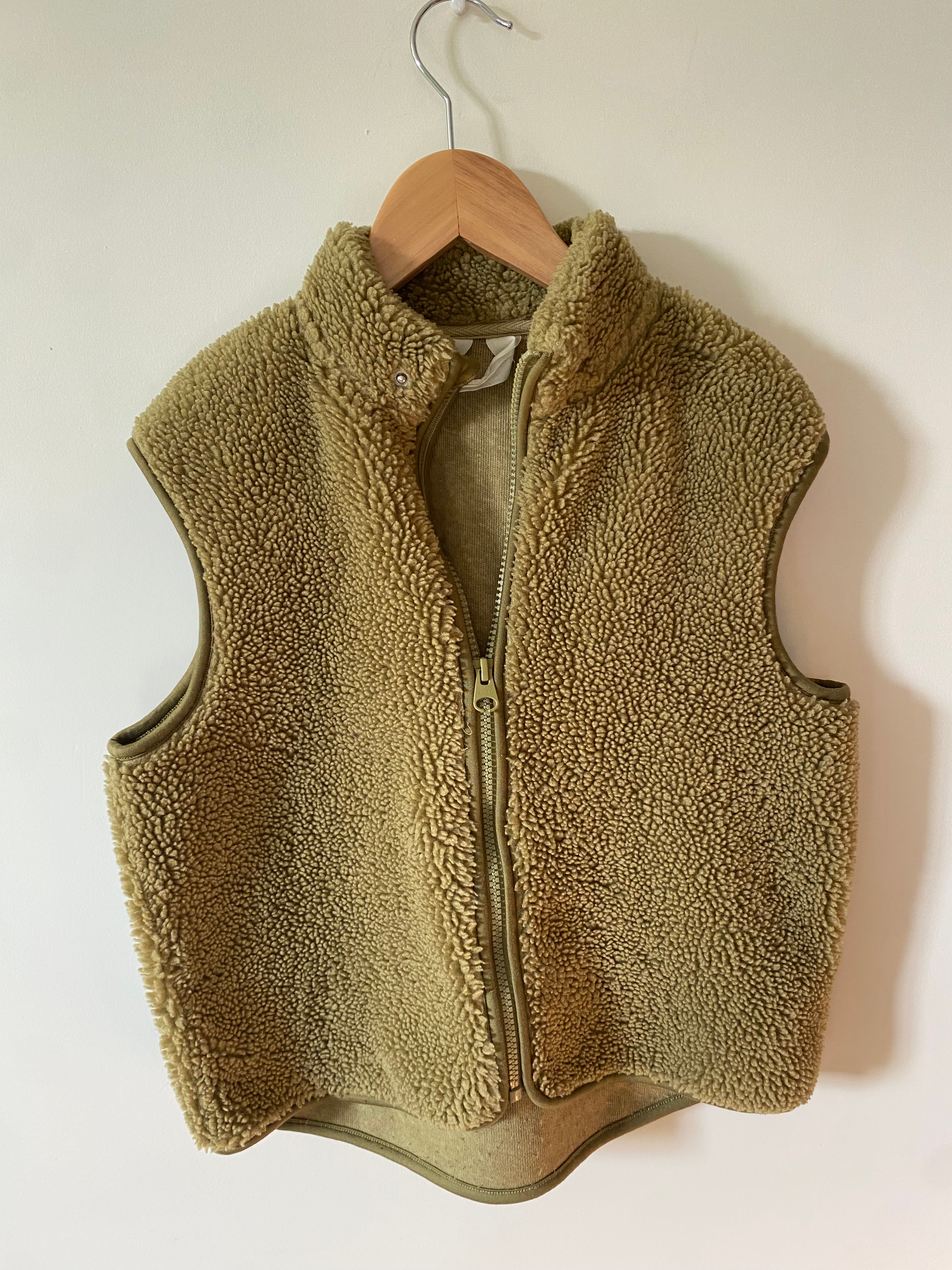 kaki groene pelsen gilet arket 110/116