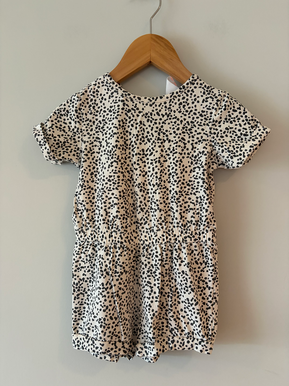 Thumbnail: playsuit zwarte print hema 86