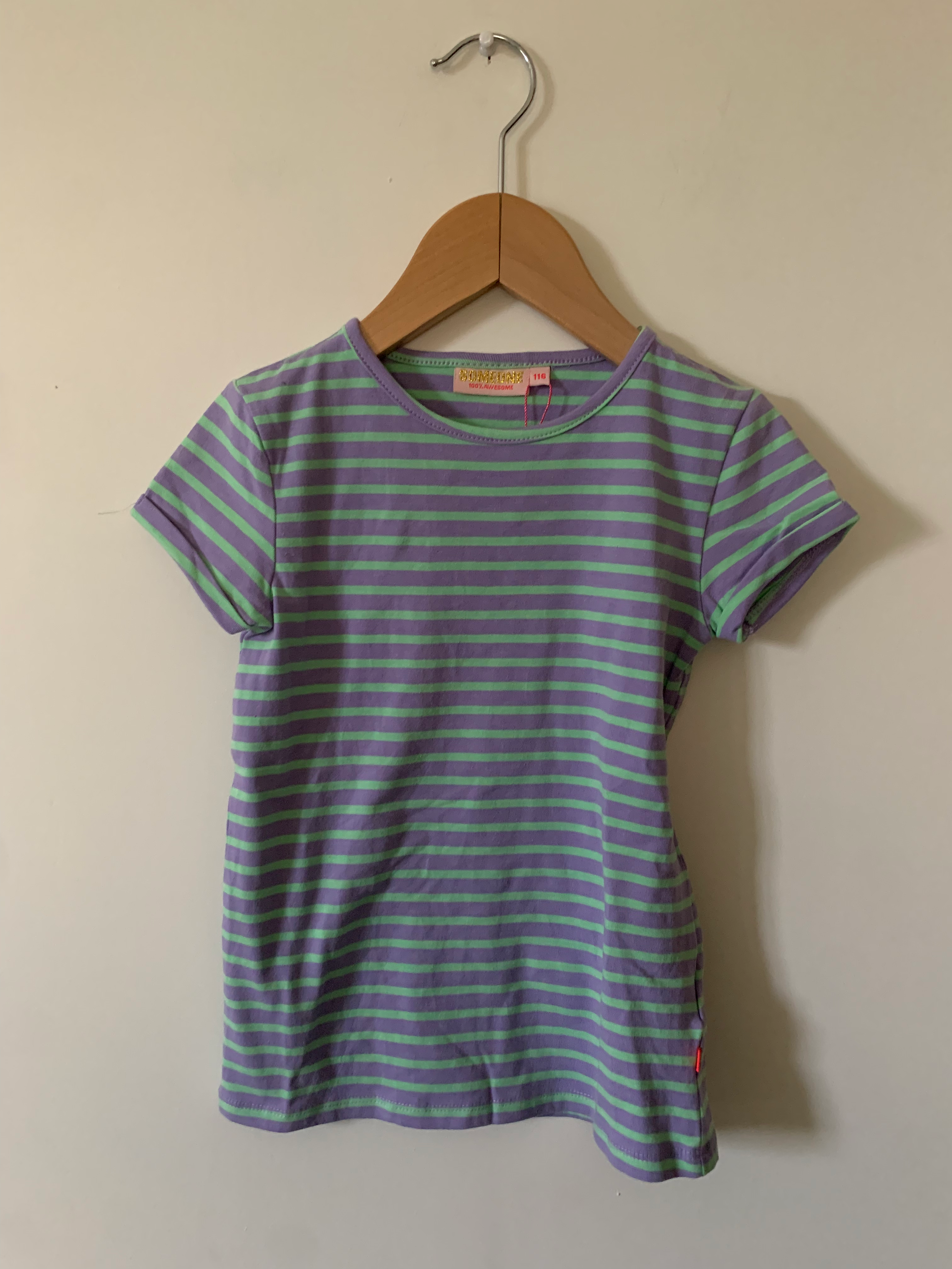 paars groen gestreepte t-shirt someone 116