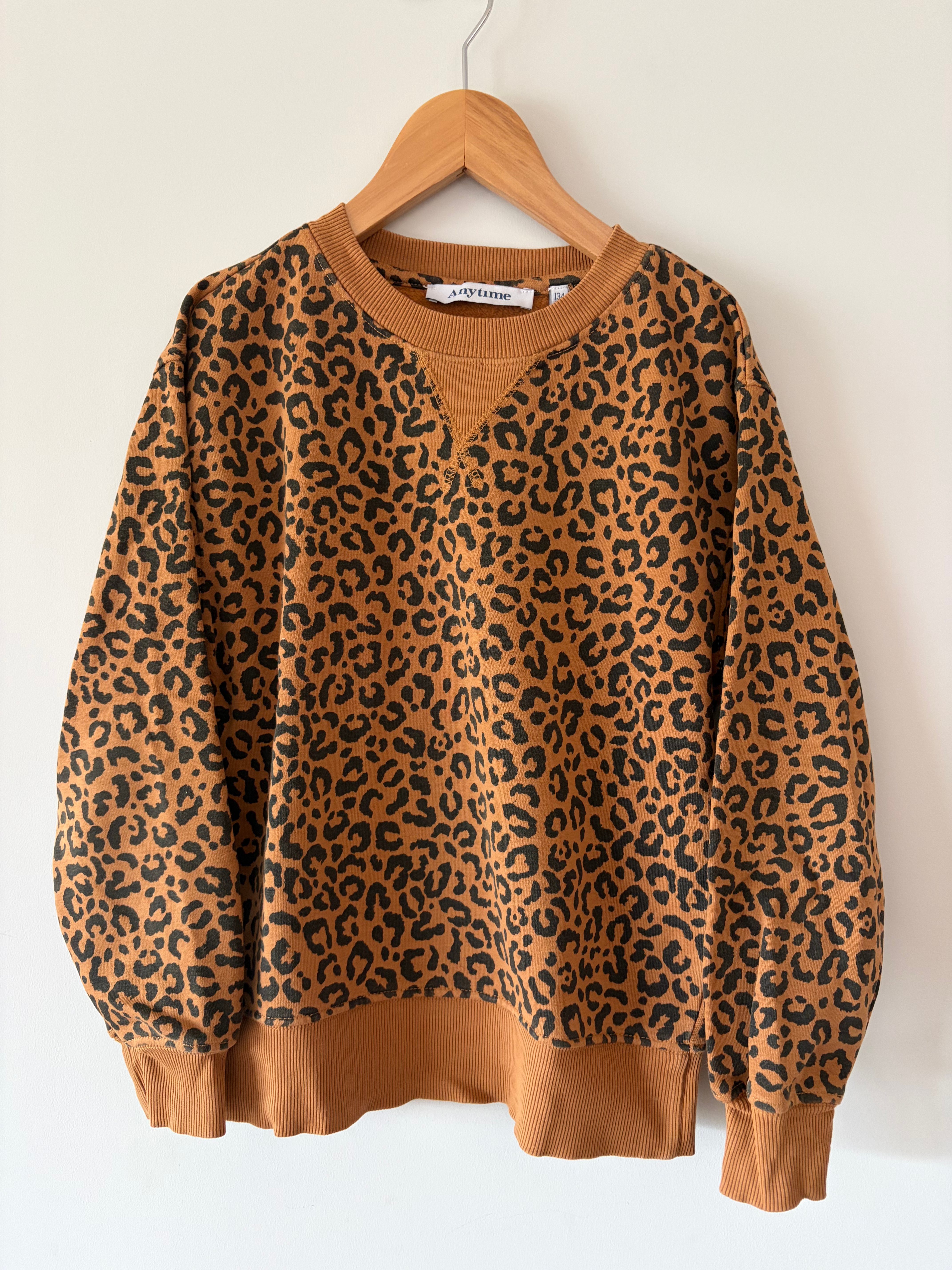 bruine sweater print anytime 134/140