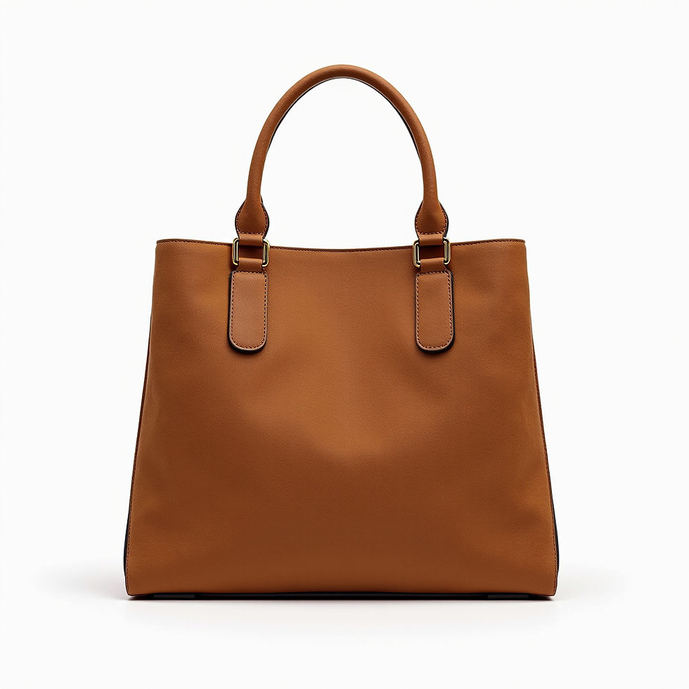 Structured Suede Satchel