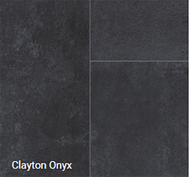 Thumbnail: Clayton Onyx Provenza Noir - Harlemtex Vinyl Flooring