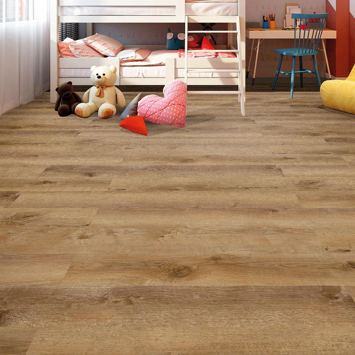 Whiskey Barrel Oak - Cube Rigid 6mm Click LVT Flooring