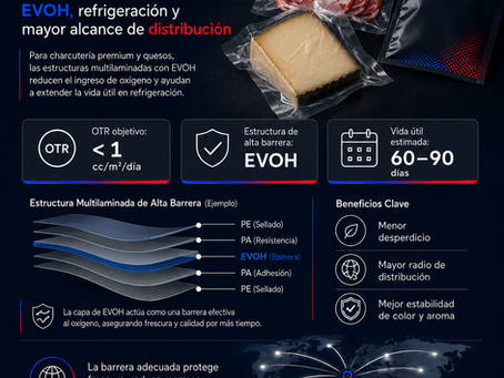 Multilámina y Empaque al Vacío para Proteínas y Perecederos