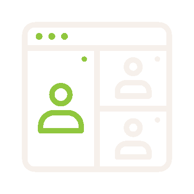 Icon representing online virtual supervision available for LMHC interns across Florida