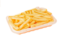 Crispy golden fries from Cheesesteak By Sam, freshly cooked and served hot in Baltimore.