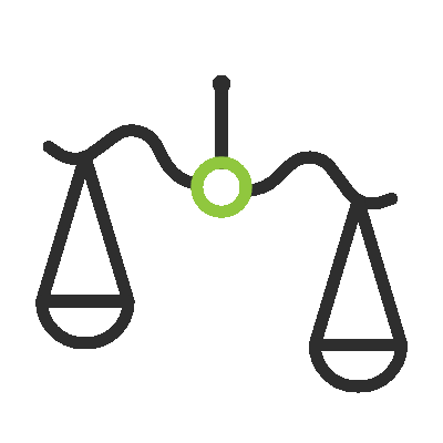 Icon representing ethical guidance and support for LMHC registered interns