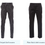 Thumbnail: pack 2 chef trouser ,plain black & stripe including 2 aprons.