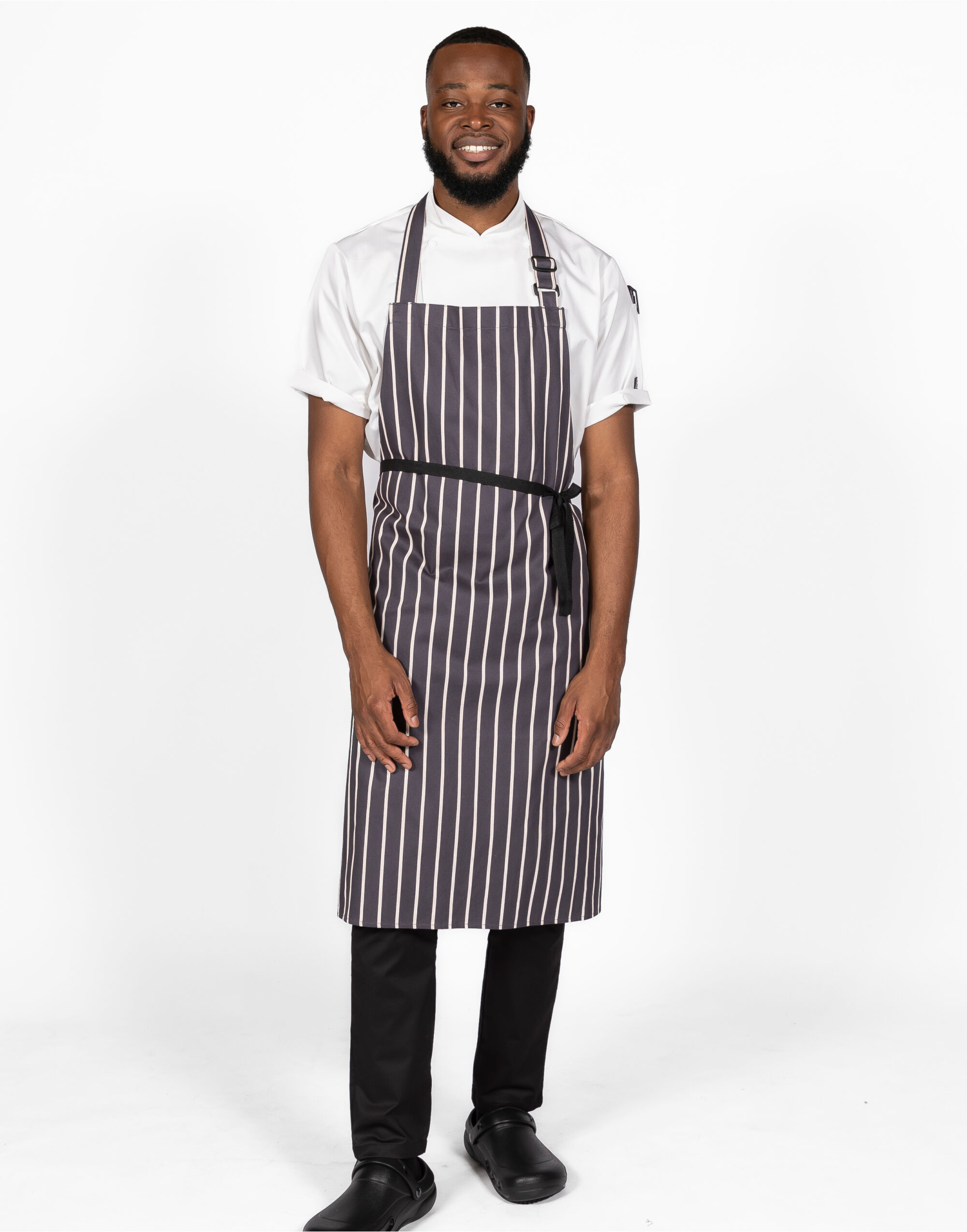 Dennys Large Cotton Striped Apron