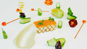 How to make easy Grilled turbot & stuffed zucchini flowers recipe